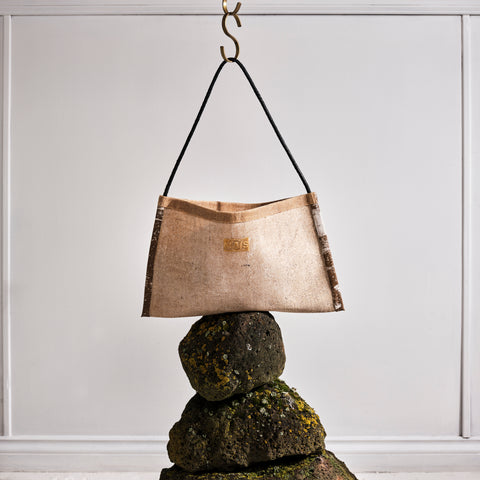 MAiS RUBBERISED JUTE SIDE TOTE